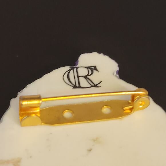 2001 Ridgewood Collection Snowman Brooch Kansas State Wildcats 1.68" - Picture 3 of 6